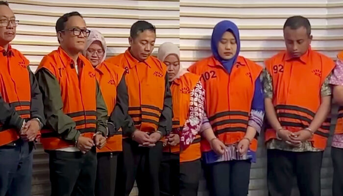 Para Tersangka Kasus Dugaan Pemerasan Pengurusan Sertifikat K3 di Kemnaker