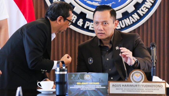 AHY Pimpin Rapat KemenkoInfra, Tekankan Fokus Tuntaskan Program 2025