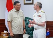 Menhan Sjafrie Terima Kunjungan Panglima Australia, Bahas Penguatan Kerja Sama Pertahanan