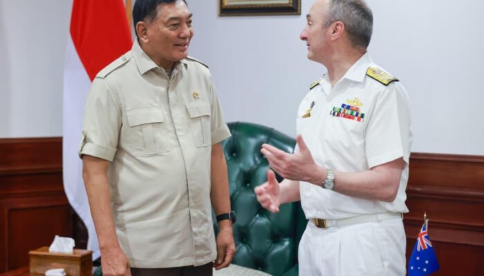 Menhan Sjafrie Terima Kunjungan Panglima Australia, Bahas Penguatan Kerja Sama Pertahanan