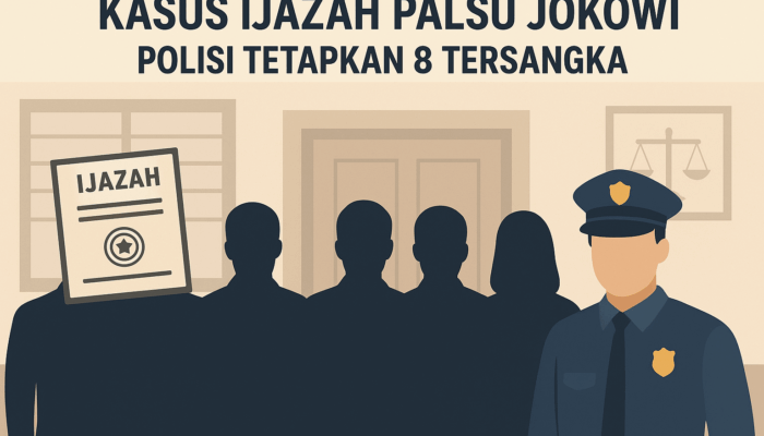 Kasus Ijazah Palsu Jokowi Memanas, Polisi Tetapkan 8 Tersangka