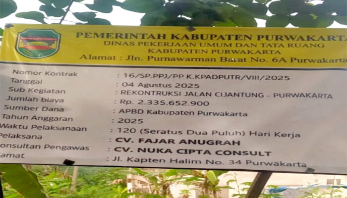 Proyek Rp 2,3 Miliar Terlambat, Hotmix Jalan Parakan Lima–Cisalada Diduga Bermasalah