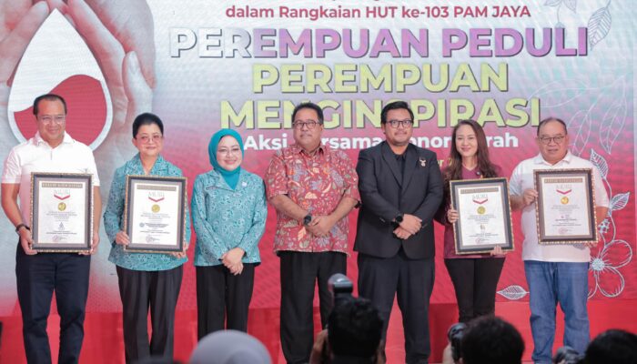Wagub DKI Tutup Peringatan Hari Ibu di HUT ke-103 PAM Jaya, Apresiasi Aksi Donor Darah Berpredikat MURI