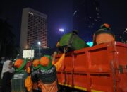 Tanpa Pesta Kembang Api, Sampah Tahun Baru Jakarta 91,41 Ton