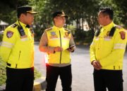 Kapolres Purwakarta Pantau Arus Balik di KM 97 Tol Cipularang, Lalu Lintas Lancar