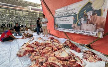Balkoters Sembelih 6 Hewan Kurban di DPRD DKI, Perkuat Kepedulian Sosial saat Iduladha