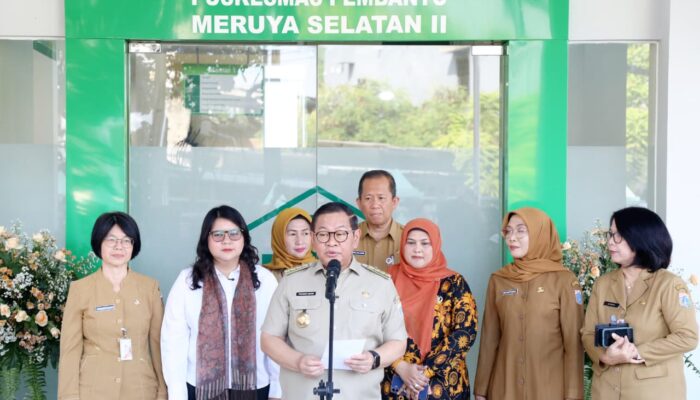 Perkuat Layanan Kesehatan, Pramono Anung Resmikan Gedung Baru Puskesmas Meruya Selatan