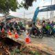 Dinas SDA DKI Gerak Cepat Tangani Jalan Amblas di Lenteng Agung
