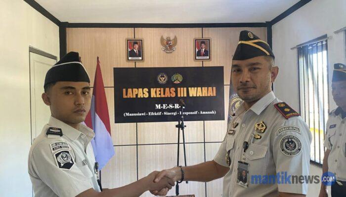 Petugas Kamtib Lapas Wahai Raih Penghargaan Petugas Teladan Triwulan II 2026