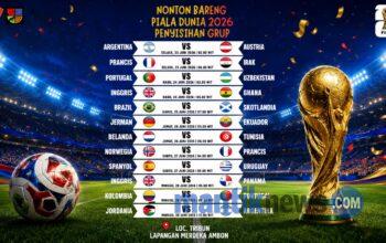 Dispora Ambon Bakal Gelar Nobar Laga Penentuan Piala Dunia 2026 untuk Warga