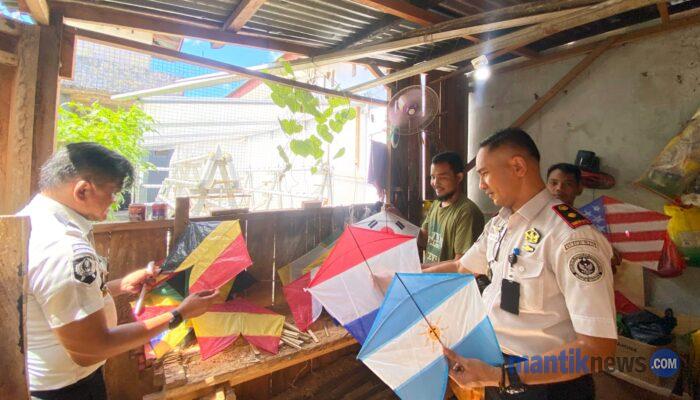 Layangan Karya Warga Binaan Lapas Wahai Laris Manis di Musim Angin