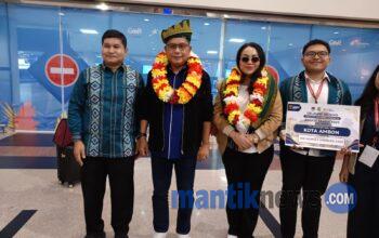 Wali Kota dan Ketua TP PKK Ambon Tiba di Medan dan Siap Ikuti Rakernas APEKSI XVIII