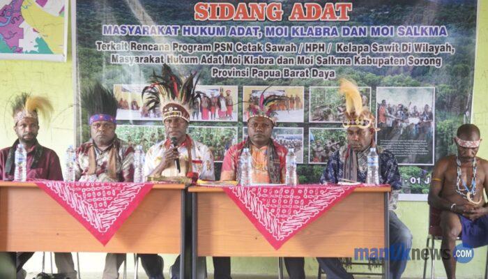 Sidang Adat Moi Tolak CSR dan Ekspansi Perusahaan di Wilayah Sorong