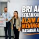 BRI Ambon Serahkan Secara Simbolis Klaim Asuransi Meninggal Dunia Nasabah AMKKM BRILife