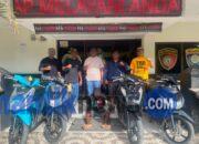 Polsek Sorong Barat Ringkus Pelaku Curanmor, Lima Motor Hasil Kejahatan Berhasil Diamankan