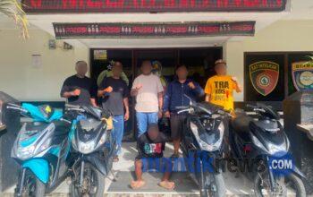 Polsek Sorong Barat Ringkus Pelaku Curanmor, Lima Motor Hasil Kejahatan Berhasil Diamankan