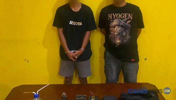 Tim BRASKO Polresta Sorong Kota Ringkus Dua Terduga Pengedar Sabu