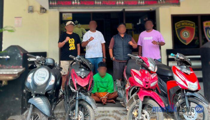 Tim Elang Polsek Sorong Barat Tangkap Terduga Pelaku Curanmor