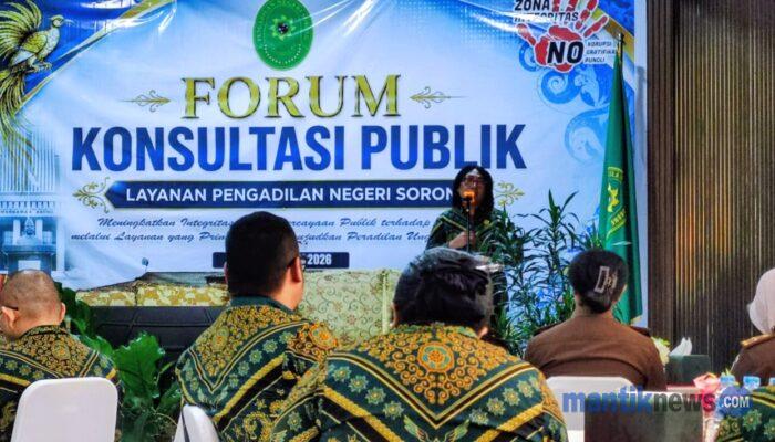 PN Sorong Libatkan Publik untuk Evaluasi dan Tingkatkan Kualitas Layanan Peradilan