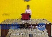 Kurir Ganja 5,4 Kilogram Ditangkap Polisi di KM Dobonsolo