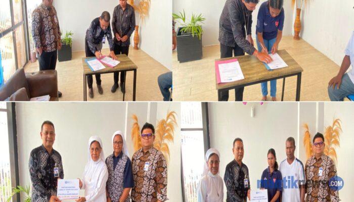 Yayasan BRI Kasih Salurkan Beasiswa kepada Dua Siswa Berprestasi di Langgur