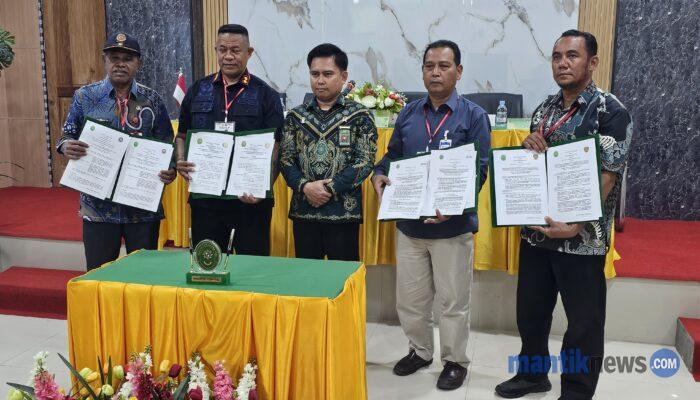 Pengadilan Agama Tual Perkuat Kolaborasi Lintas Instansi melalui Penandatanganan MoU