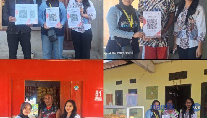 BRI Langgur dan Mahasiswa UGM Perluas Transaksi Digital di Desa Ohoidertutu Lewat QRIS