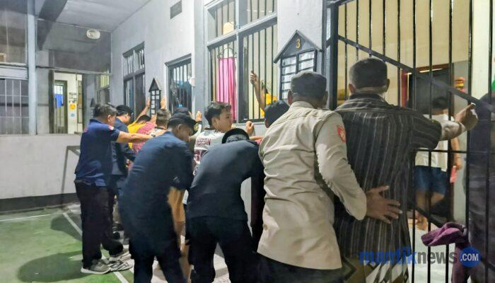Lapas Wahai dan Polsek Perketat Pengawasan dengan Razia Gabungan Jelang HUT ke-81 RI