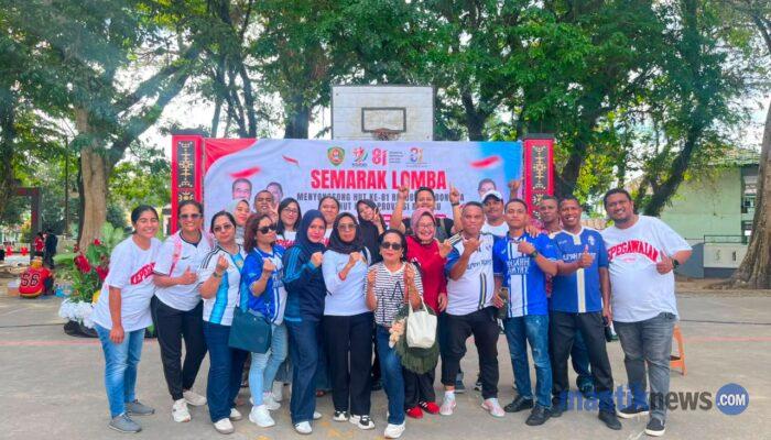 Sekretariat DPRD Maluku Tampil Gemilang di Lomba Pinalti Kick