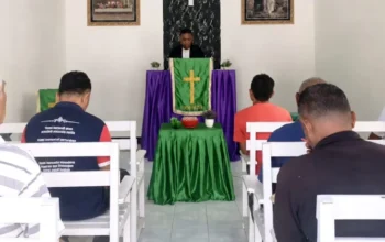 Pembinaan Rohani Berkelanjutan, Lapas Wahai Gelar Ibadah Buka Usbu bagi WB Kristen