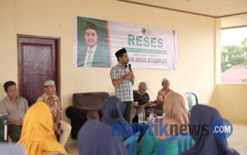 Rovik Resmikan Air Bersih dan Siap Bantu 60 Sak Semen untuk Talaga Pangi