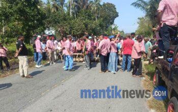 Persoalkan Status Tapal Batas Wilayah, Warga Samasuru Blokade Jalan Trans Seram