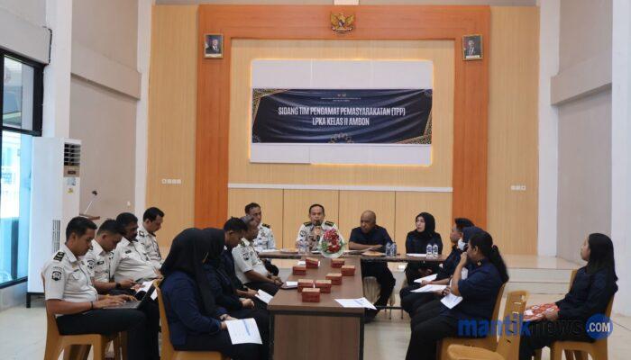 Sidang TPP LPKA Ambon Evaluasi Kesiapan Anak Binaan Menuju Reintegrasi