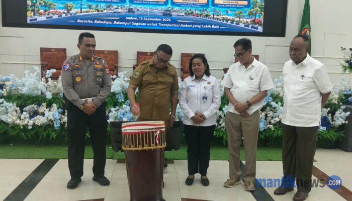 Wali Kota Ambon: Pembenahan Transportasi Harus Berbasis Kolaborasi