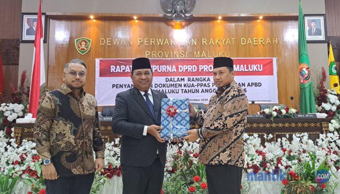 DPRD Maluku Mulai Bahas KUA-PPAS APBD Perubahan 2026