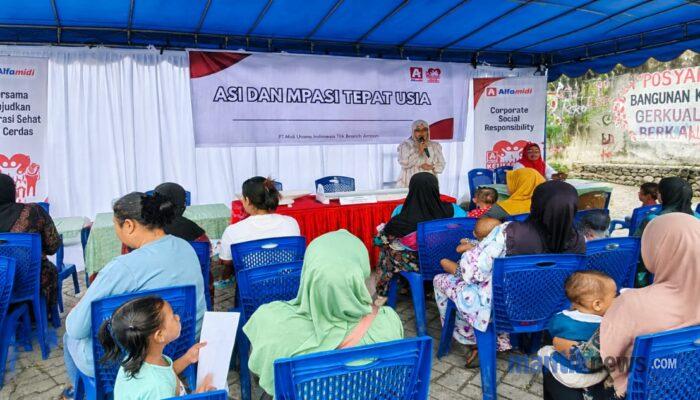 Alfamidi Ambon Edukasi Orang Tua tentang ASI dan MPASI Sesuai Usia