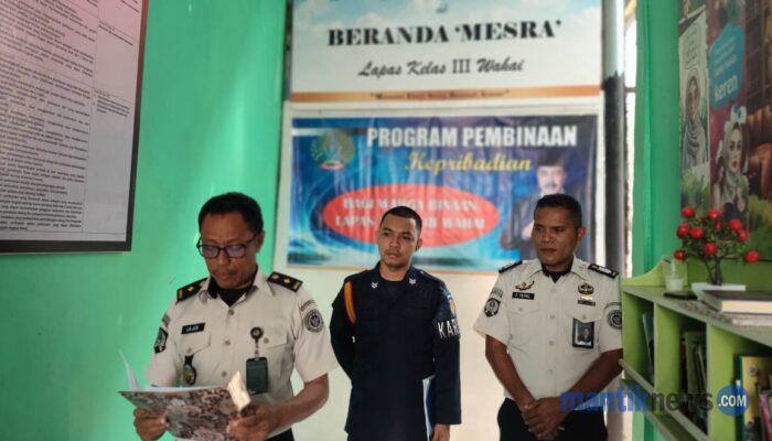 Lapas Wahai Tata Ulang Wali Pemasyarakatan untuk Perkuat Pembinaan Warga Binaan