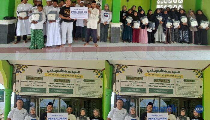 YBM BRILiaN RO Makassar Salurkan Paket Pendidikan untuk Santri Hidayatullah Liang
