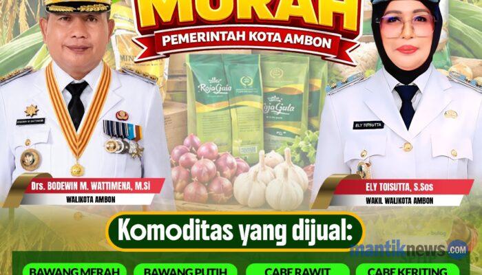 Jelang Hari Pangan Sedunia, Pemkot Ambon Siapkan 10 Komoditas Murah untuk Warga